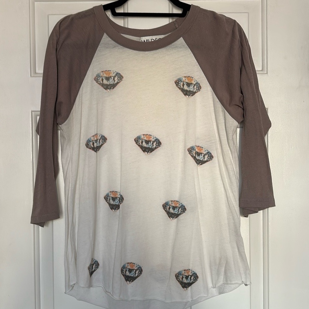 Vintage Baseball Cut Wildfox Tshirt